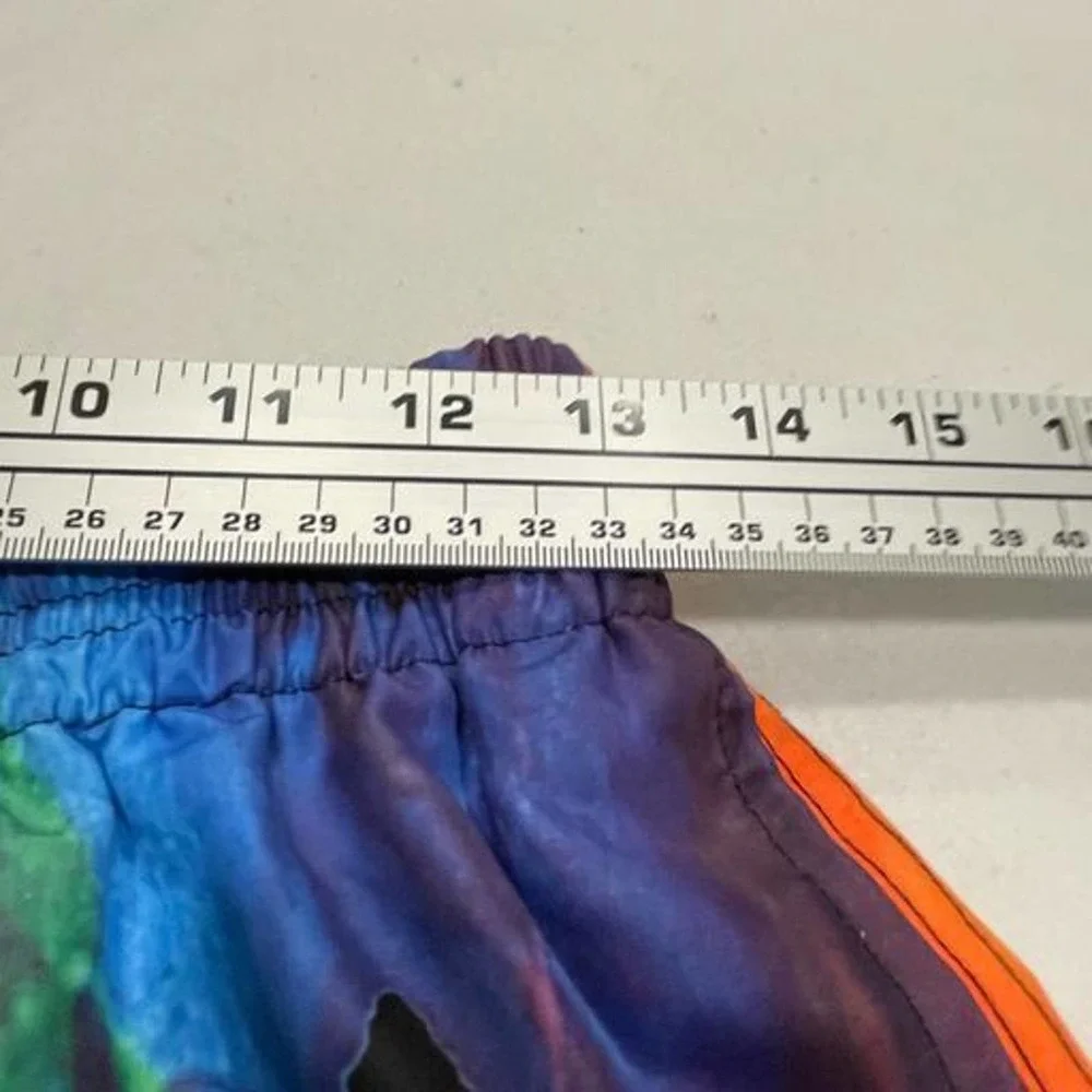 Unbranded Size M Mens Black Multicolor Shorts Drawstring Mesh‎ Lined Swim Board